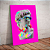 Quadro decorativo - Platão hippie com tinta escorrendo pelo corpo - Imagem 1