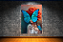 Quadro decorativo - Mulher ruiva com borboletas no rosto - Imagem 4