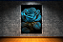 Quadro decorativo - Flor rosa azul - Imagem 4