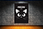 Quadro decorativo - Frase pet gato meow fundo preto - Imagem 4