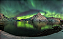 Quadro decorativo - Aurora boreal sobre lago - Imagem 2