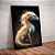 Quadro decorativo - dragão albino flamejante - Imagem 1