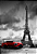 Quadro decorativo - Carro antigo em frente a torre Eiffel - Imagem 2