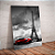 Quadro decorativo - Carro antigo em frente a torre Eiffel - Imagem 1