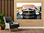 Quadro decorativo - Carro clássico Moskvitch 400-420 frontal - Imagem 3