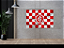Quadro decorativo - Sport Club Internacional estilo backdrop - Imagem 1