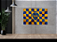 Quadro decorativo - Club Atlético Boca Juniors estilo backdrops - Imagem 1