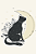 Quadro decorativo - Gato preto lunar - Imagem 2