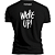 Camiseta Preta Wake Up! Casual 100% Algodão - Imagem 3