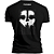 Camiseta Preta Ghost Casual 100% Algodão - Imagem 3