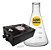 Agitador Magnético com Barra + Erlenmeyer 3000ml - Imagem 1