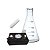 Kit de Agitador Magnético 5L + Erlenmeyer de 2000ml + Barra Magnética - Imagem 1