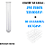 250 Tubo de Ensaio de Vidro 13x100mm + 10 Estante Rack 13mm - Imagem 2