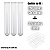 250 Tubo de Ensaio de Vidro 13x100mm + 5 Estante Rack 13mm - Imagem 4