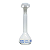 Balão Volumétrico Vidro com Rolha de Polietileno 25 ml - Combo com 10 Peças - Imagem 1