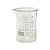 Combo com 10 Copos Bequer de Vidro Boro 3.3 Forma Baixa (Griffin) Graduado: 100ml - Imagem 1