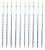 Combo com 10 Pipetas Sorológicas de Vidro - 1ml - Imagem 1