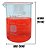Combo com 3 Copo Bequer de Vidro Boro 3.3 Forma Baixa (Griffin) Graduado: 500ml - Imagem 4