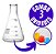 Combo com 3 Unidades do Erlenmeyer 1.000ml Graduado Vidro 3.3 - Imagem 1