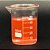 Combo com 5 Copos Bequer de Vidro Boro 3.3 Forma Baixa (Griffin) Graduado: 50ml - Imagem 1