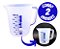 Combo de 2 Jarras Plásticas Graduadas em Silkscreen PP - 1000ml - Imagem 1