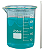 Copo Becker De Vidro 250ml + Bastão De Vidro 300x08 - Imagem 1