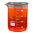 Copo Bequer de Vidro Boro 3.3 Forma Baixa (Griffin) Graduado: 400ml - Imagem 1