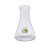 Erlenmeyer de Vidro Borossilicato Boca Estreita Graduado - 10ml - Imagem 1