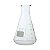 Erlenmeyer de Vidro Borossilicato Boca Estreita Graduado - 250ml - Imagem 1