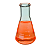 Erlenmeyer de Vidro Borossilicato Boca Estreita Graduado - 50ml - Imagem 1