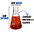 Erlenmeyer de Vidro Borossilicato Boca Estreita Graduado - 50ml - Imagem 2