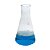 Erlenmeyer de Vidro Borossilicato Boca Larga Graduado - 1000ml - Imagem 1