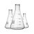 Erlenmeyer Graduado - Boca Estreita - Vidro Boro 3.3 - Volume: 3.000 ml - Imagem 1