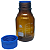 Kit De Frasco Reagente Âmbar 250ml e Frasco Reagente Transparente 250ml - Imagem 2