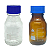 Kit De Frasco Reagente Âmbar 250ml e Frasco Reagente Transparente 250ml - Imagem 1