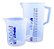 Kit de Jarras Plásticas Graduadas em Silkscreen PP - 1000ml e 2500ml - Imagem 1