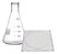 Kit Erlenmeyer 2000ml + Tela de Arame com Refratário 26x26cm - Imagem 1