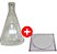 Kit Erlenmeyer 3000ml + Tela de Arame - Imagem 1