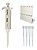 Micropipeta Exacta 0,5-10ul + Ponteiras + Suporte p/ Micropipetas - Imagem 1