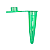 Microtubo 0,3ml (0,32ml) Verde - 500 Unidades - Imagem 1