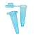 Microtubo 0,78ml Azul - 500 Unidades - Imagem 1