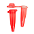 Microtubo 0,78ml Vermelho - 1000 Unidades - Imagem 1