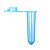 Microtubo 1,6mL Azul - 500 Unidades - Imagem 2