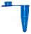 Microtubo de Centrifugação Tipo Eppendorf 0,2ml - C/ 10.000 Unidades - Azul - Imagem 2