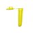 Microtubo Eppendorf Capacidade Interna 1,6mL 1000 Unidades - Amarelo - Imagem 2
