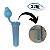Microtubo Flaconete 2,7ml Interno 3,0ml Externo 10.000 Unidades - Azul - Imagem 2