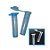 Microtubo Flaconete 2,7ml Interno 3,0ml Externo Pacote Com 500 Unidades - Azul - Imagem 2