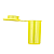 Microtubo Fundo Chato 4,5ml Amarelo - 500 Unidades - Imagem 2