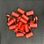 Microtubo Fundo Chato 4,5ml Cor Vermelho Com Tampa Pacote 500 Unidades - Imagem 4