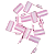 Microtubo Fundo Chato 4,5ml Rosa Bebê - 500 Unidades - Imagem 2